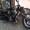 Harley-Custom-Bike mit Springer-Gabel und 1200er-Buell-Motor