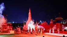Klang- und Lichtshow in Suphanburi