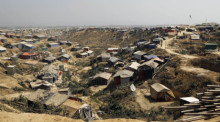 Rohingya-Flüchtlingslager in Bangladesch. Foto: epa/Abir Abdullah
