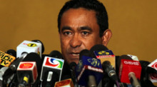  Präsident Abdulla Yameen. Foto: epa/M.a.pushpa Kumara