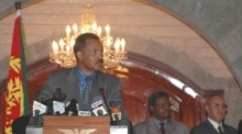 Eritreas Präsident Isaias Afwerki. Foto: epa/Yahya Arhab	