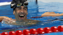 Rekordolympiasieger Michael Phelps. Foto: epa/Esteban Biba