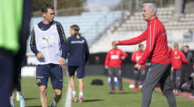 Der Bundestrainer der Schweizer Fussballnationalmannschaft, Vladimir Petkovic. Foto: epa/Laurent Gillieron