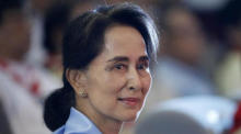 Myanmars gestürzte zivile Führerin Aung San Suu Kyi wurde wegen dreier Straftaten zu zwei Jahren Haft verurteilt. Foto: epa/Nyein Chan Naing