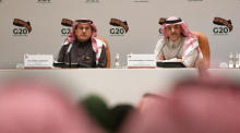 Sitzung der G20-Finanzminister und Zentralbankgouverneure in Riad. Foto: epa/Noufal Ibrahim