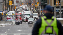 Die Proteste der Trucker in Ottawa gehen weiter. Foto: epa/Andre Pichette