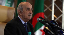 Der neu gewählte algerische Präsident Abdelmadjid Tebboune. Foto: epa/Mohamed Messara