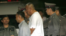 Pongpat Chayaphan bei seiner Verhaftung.