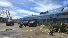 Ein beschädigter Flughafen auf der vom Taifun heimgesuchten Insel Siargao. Foto: epa/Handout Der Philippinischen KÜstenwache