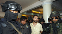 Einer der bisher festgenommenen Männer, Adem Karadag. Foto: epa/Rungroj Yongrit