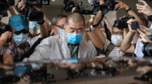 Medienmagnat Jimmy Lai wird in Hongkong nach dem Gesetz zur nationalen Sicherheit angeklagt. Foto: epa/Jerome Favre