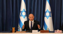 Der israelische Premierminister Naftali Bennett. Foto: epa/Gil Cohen-magen / Pool