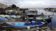 Übersicht über das Fischerdorf im Bezirk La Pointe Courte in Sete. Foto: epa/Guillaume Horcajuelo