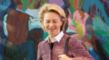 Verteidigungsministerin Ursula von der Leyen (CDU). Foto: epa/Omer Messinger