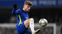 Timo Werner vom FC Chelsea in London. Foto: epa/Andy Rain