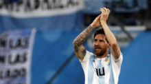 Lionel Messi ebnete mit seiner ersten WM-Show in Russland den Weg. Foto: epa/Etienne Laurent