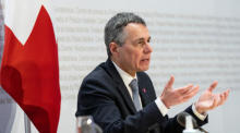 Schweizer Bundespräsident Ignazio Cassis. Foto: epa/Peter Schneider