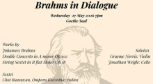 „Brahms in Dialogue“ im Goethe-Institut