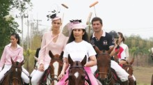 Queens Club Pink Polo 2024
