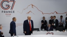 Frankreich richtet den G7-Gipfel in Évian-les-Bains aus. Foto: epa/Yoan Valat
