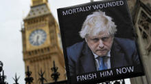 Boris Johnson, britischer Premierminister, steht vor einem Misstrauensvotum. Foto: epa/Andy Rain