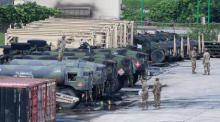 Südkorea und die USA bei einer Militärübung in Dongducheon. Foto: epa/Yonhap