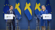 Schweden stellt einen Antrag auf NATO-Mitgliedschaft. Foto: epa/Henrik Montgomery