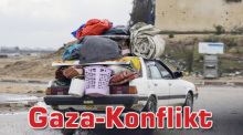 Die israelische Armee hat die Bewohner des Lagers Khan Younis in Khan Younis im südlichen Gazastreifen aufgefordert, ihre Häuser zu verlassen. Foto: EPA-EFE/Mohammed Saber