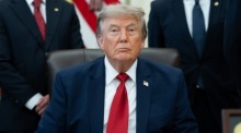 US-Präsident Donald Trump spricht im Weißen Haus bei der Unterzeichnung eines Dekrets zur Änderung zweier Nationaldenkmäler in Utah. Foto: Aaron Schwartz/Pool/epa
