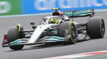 Mercedes-Fahrer Lewis Hamilton aus Großbritannien in Aktion. Foto: epa/Tamas Kovacs