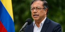 Kolumbiens Präsident Gustavo Petro beschuldigt die USA, durch Bombardements vor seiner Küste die nationale Souveränität verletzt zu haben. Foto: Ki-illustration