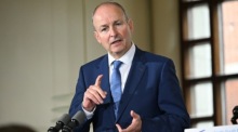 Der irische Ministerpräsident Micheal Martin in Dublin. Foto: epa/Clodagh Kilcoyne