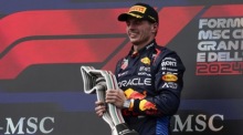 Der Red Bull Racing-Fahrer Max Verstappen aus den Niederlanden. Foto: epa/Danilo Di Giovanni