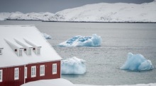 Grönlands Landschaft um Nuuk. Foto: epa/Mads Claus Rasmussen DÄnemark Out