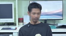 Der 38-jährige Tatverdächtige stellte sich am Nachmittag bei der Polizeiwache Pattaya City den Ermittlern. Bild: TMN.TV