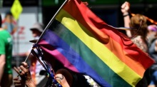 Die LGBTQI+ Gemeinde. Foto: epa/Bianca De Marchi Australien