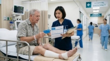 Nach der Erstversorgung zählt in einem thailändischen Krankenhaus schnell die Frage nach der Versicherung. Foto: Der Farang (ai)