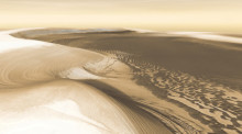  Landschaftlich ähnelt die Mars-Oberfläche durchaus einer Wüstenlandschaft. Foto: epa/Nasa/jpl/arizona State Universit