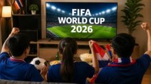 Die FIFA-Weltmeisterschaft 2026 wird in Thailand sowohl im Free-TV als auch per Streaming übertragen. Bild: KI-generiert