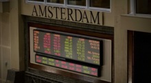 Amsterdamer Börse. Foto: epa/Robin Van Lonkhuijsen
