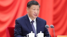 Chinesischer Präsident Xi Jinping in Peking. Foto: epa/Xinhua