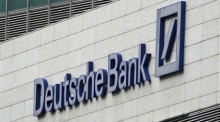 Das Logo der deutschen Bank der Deutschen Bank. Foto: EPA-EFE/Wallace Woon