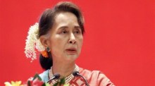 Die myanmarische Staatsanwältin Aung San Suu Kyi. Foto: epa/Hein Htet