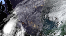 Dieses Satellitenbild, das von der National Oceanic and Atmospheric Administration (NOAA) zur Verfügung gestellt wurde, zeigt den Hurrikan «Lidia» im Pazifischen Ozean, der sich Puerto Vallarta in Mexiko nähert. Foto: NOAA/Ap/dpa