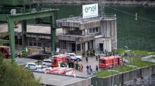 Die Explosion in einem Wasserkraftwerk in Norditalien kostet mindestens vier Menschen das Leben. Foto: epa/Michele Lapini