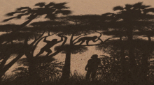 Darstellung der von Sahelanthropus praktizierten Fortbewegungsarten. Bereits vor sieben Millionen Jahren bewegten sich frühe Vorfahren der Menschen auf zwei Beinen durch Afrika. Foto: Sabine Riffaut