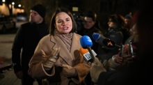 Die belarussische Oppositionsführerin und politische Aktivistin Swetlana Tichanowskaja. Foto: epa/Valdemar Doveiko