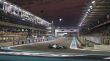 Der englische Formel-1-Pilot Lewis Hamilton von Mercedes-AMG Petronas in Abu Dhabi. Foto: epa/Ali Haider
