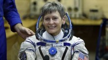 Besatzungsmitglied der Expedition 50/51 zur Internationalen Raumstation US-Astronautin Peggy Annette Whitson. Archivfoto: epa/YURI KOCHETKOV
