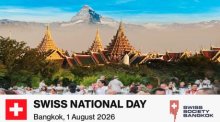 Die Swiss Society Bangkok lädt am 1. August zur Feier des Schweizer Nationalfeiertags in die Residenz des Schweizer Botschafters ein. Bild: SSB